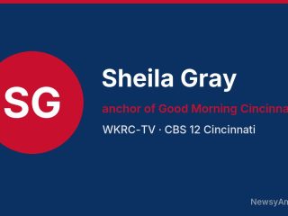 Sheila Gray, anchor of Good Morning Cincinnati, WKRC-TV