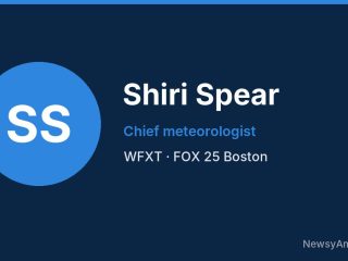 Shiri Spear, Chief meteorologist, WFXT