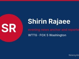 Shirin Rajaee, evening news anchor and reporter, WTTG