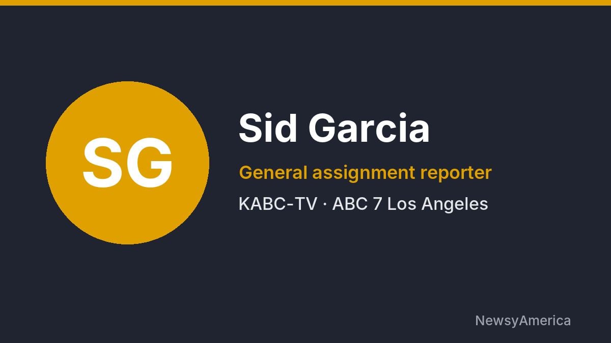 Sid Garcia – KABC-TV, Los Angeles