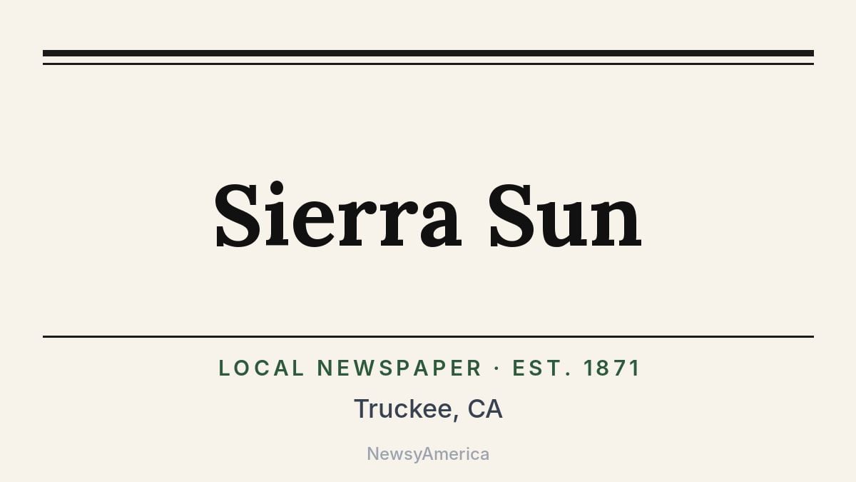 Sierra Sun – Truckee, CA