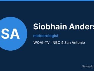 Siobhain Anders, meteorologist, WOAI-TV