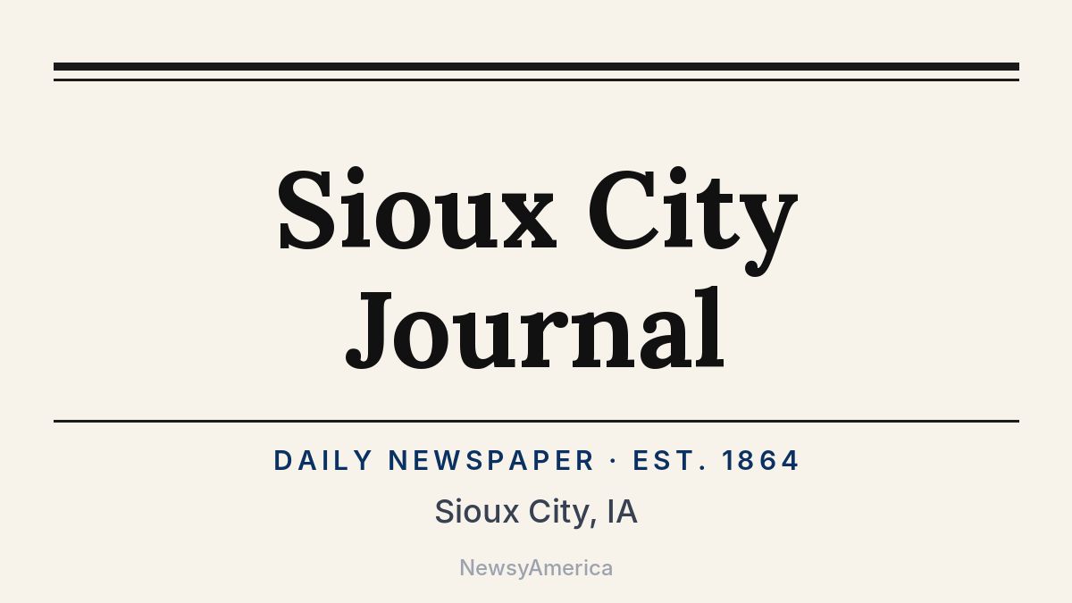 Sioux City Journal – Iowa