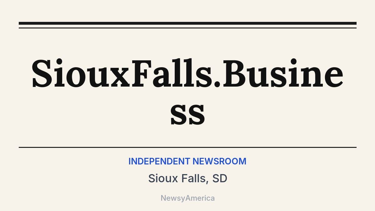 SiouxFalls.Business – Sioux Falls, SD