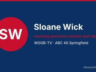 Sloane Wick, morning and noon anchor and reporter, WGGB-TV