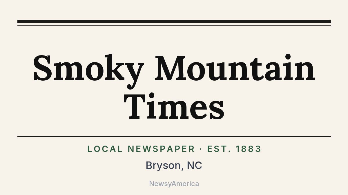 Smoky Mountain Times – Bryson, NC