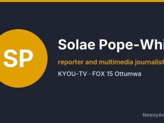 Solae Pope-White, reporter and multimedia journalist, KYOU-TV
