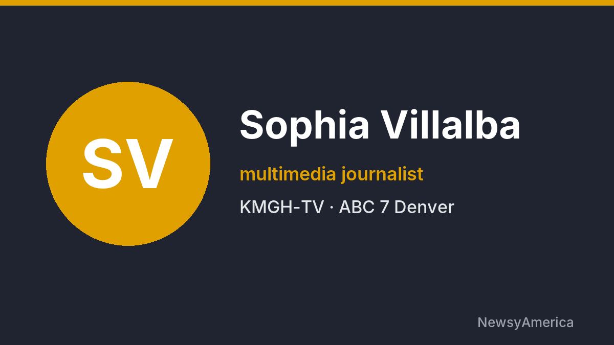Sophia Villalba – KMGH-TV, Denver