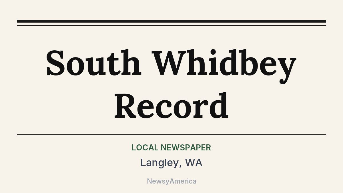 South Whidbey Record – Langley, WA