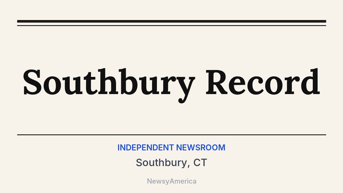Southbury Record – Southbury, CT
