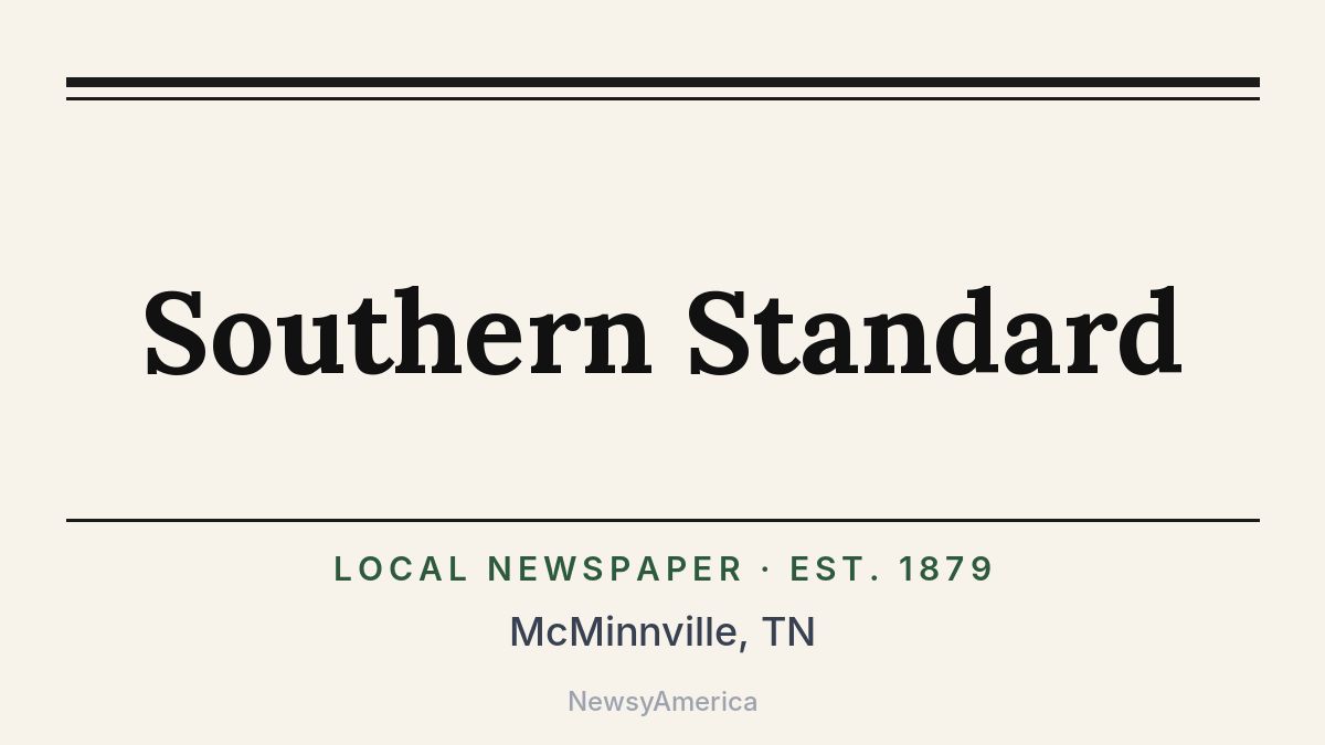 Southern Standard – McMinnville, TN