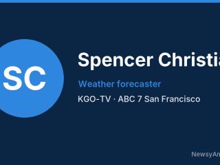 Spencer Christian, Weather forecaster, KGO-TV