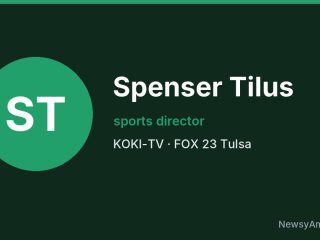 Spenser Tilus, sports director, KOKI-TV
