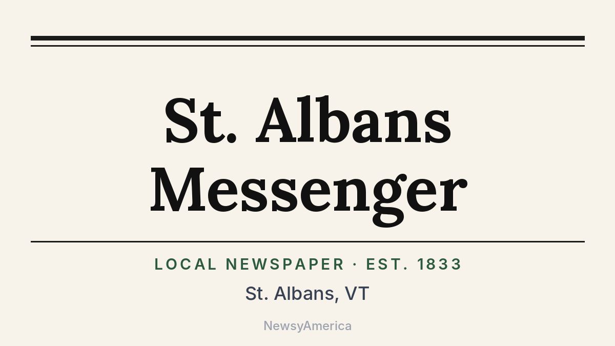 St. Albans Messenger – Vermont