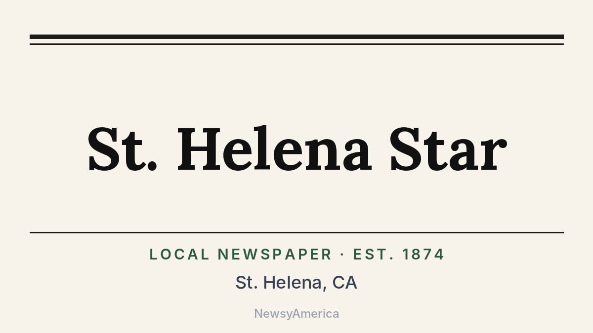 St. Helena Star – California