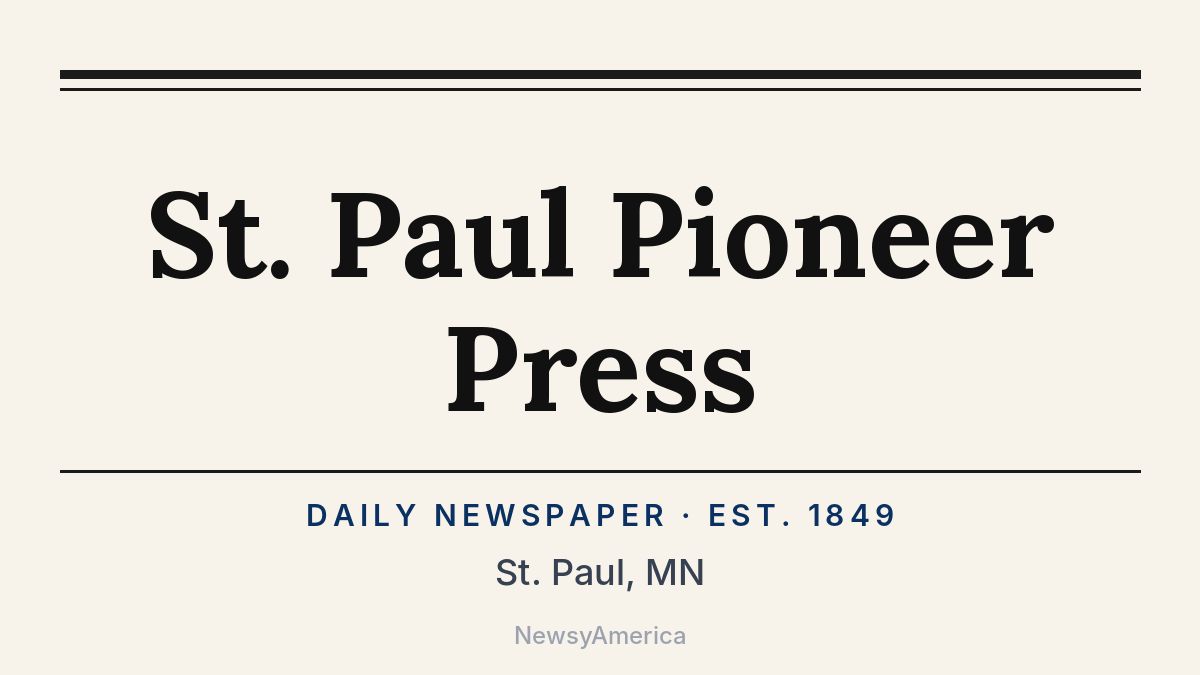 St. Paul Pioneer Press – Minnesota