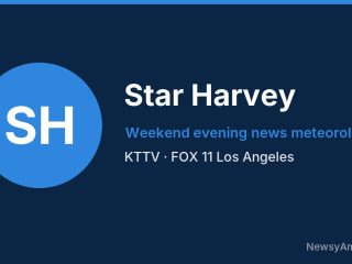 Star Harvey, Weekend evening news meteorologist, KTTV