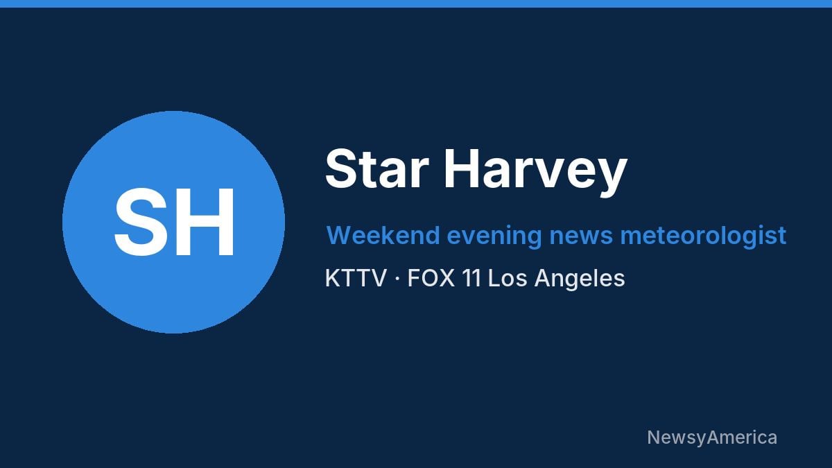 Star Harvey – KTTV, Los Angeles