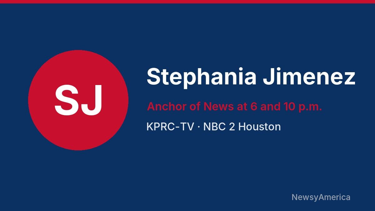 Stephania Jimenez – KPRC-TV, Houston