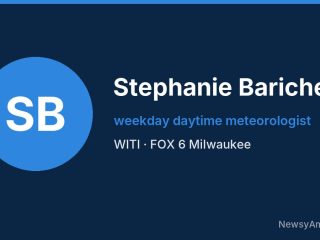 Stephanie Barichello, weekday daytime meteorologist, WITI