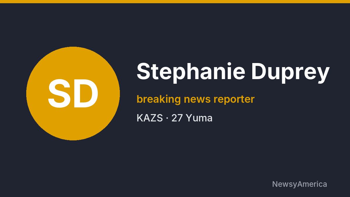 Stephanie Duprey – KAZS, Yuma