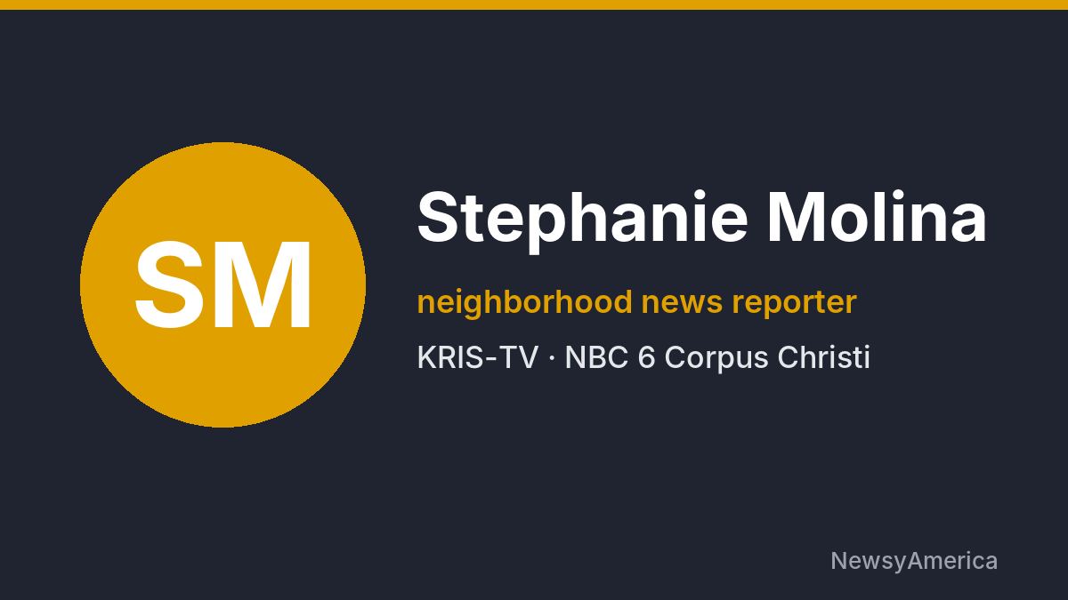 Stephanie Molina – KRIS-TV, Corpus Christi