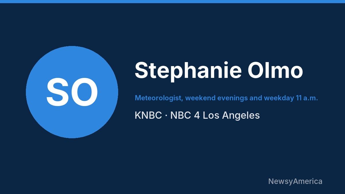 Stephanie Olmo – KNBC, Los Angeles