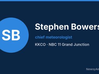 Stephen Bowers, chief meteorologist, KKCO