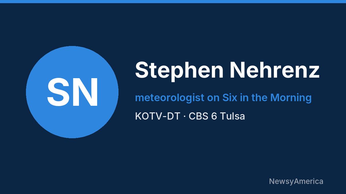 Stephen Nehrenz – KOTV-DT, Tulsa
