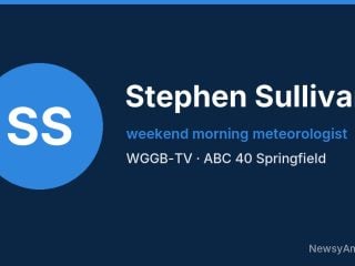 Stephen Sullivan, weekend morning meteorologist, WGGB-TV
