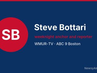 Steve Bottari, weeknight anchor and reporter, WMUR-TV