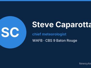 Steve Caparotta, chief meteorologist, WAFB