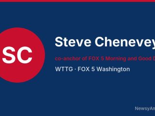 Steve Chenevey, co-anchor of FOX 5 Morning and Good Day DC, WTTG
