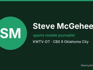 Steve McGehee, sports mobile journalist, KWTV-DT