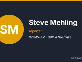 Steve Mehling, reporter, WSMV-TV