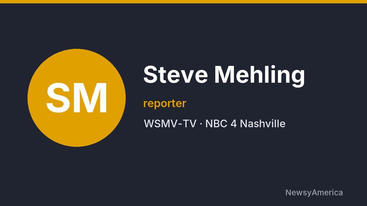 Steve Mehling – WSMV-TV, Nashville