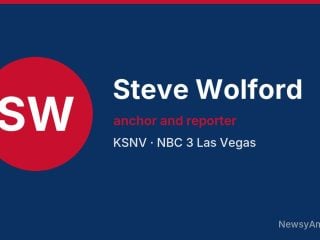 Steve Wolford, anchor and reporter, KSNV