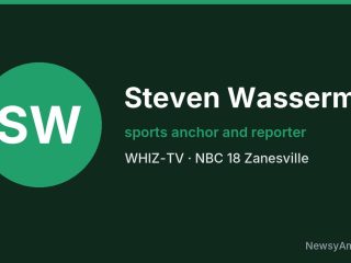 Steven Wasserman, sports anchor and reporter, WHIZ-TV