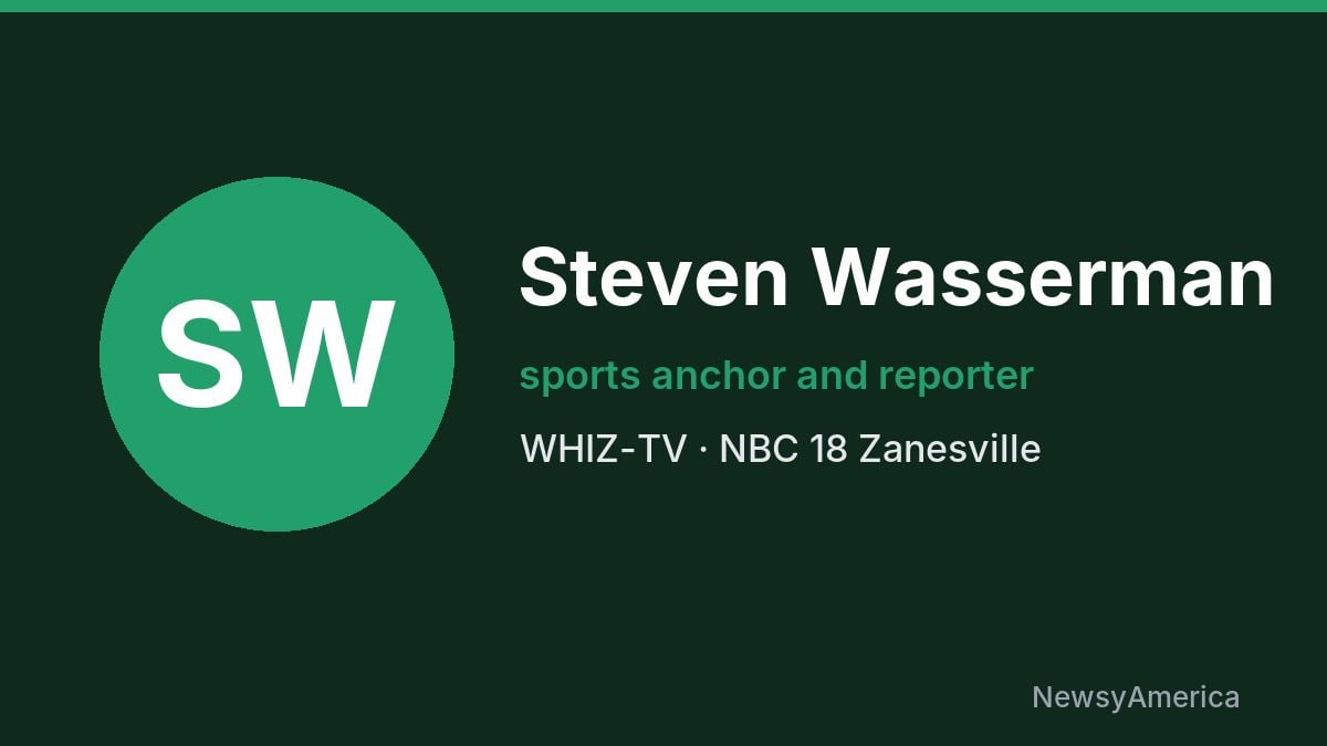 Steven Wasserman – WHIZ-TV, Zanesville