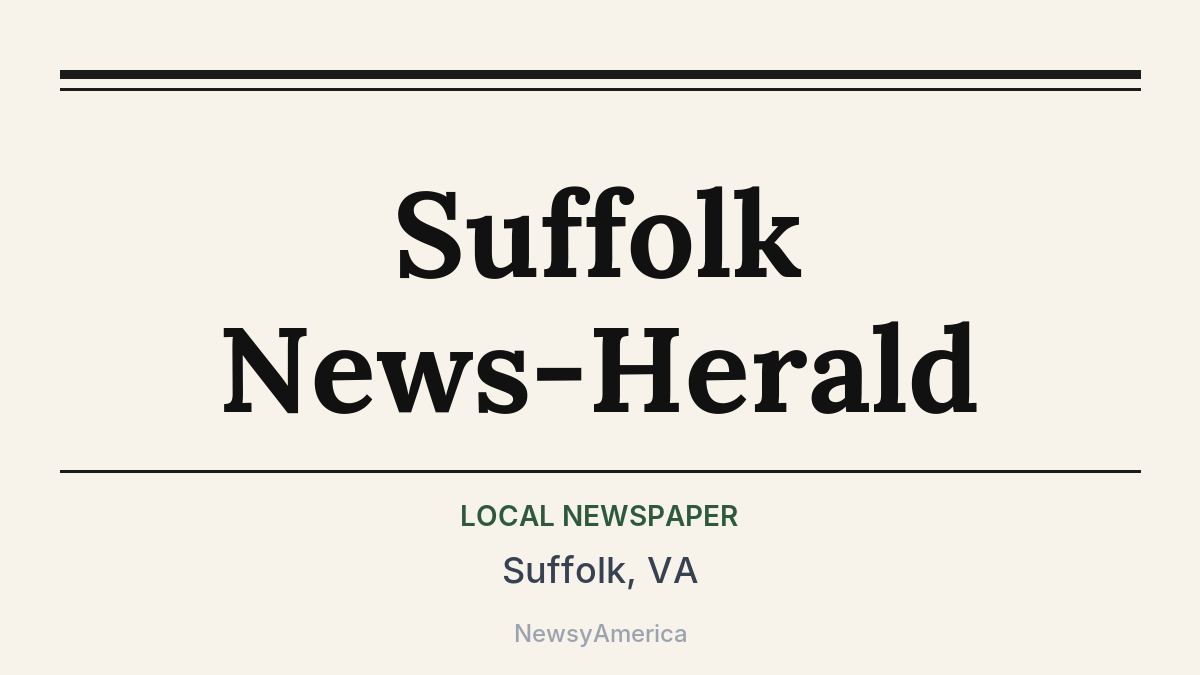 Suffolk News-Herald – Suffolk, VA