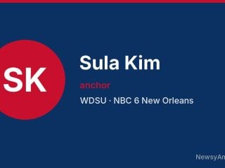 Sula Kim, anchor, WDSU