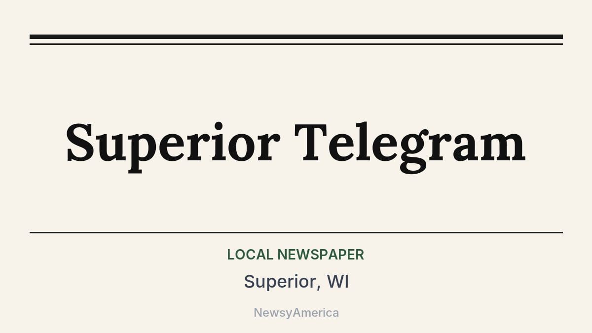 Superior Telegram – Superior, WI