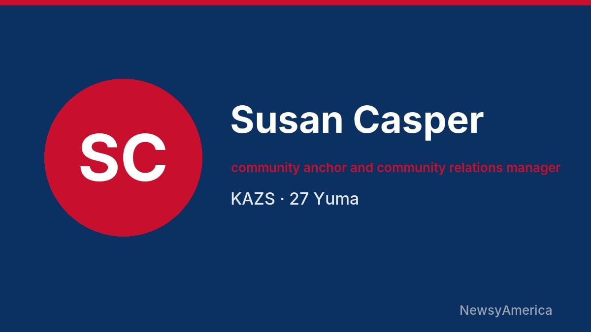 Susan Casper – KAZS, Yuma