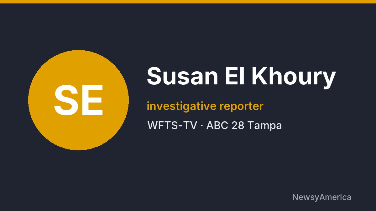Susan El Khoury – WFTS-TV, Tampa
