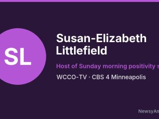 Susan-Elizabeth Littlefield, Host of Sunday morning positivity show, WCCO-TV