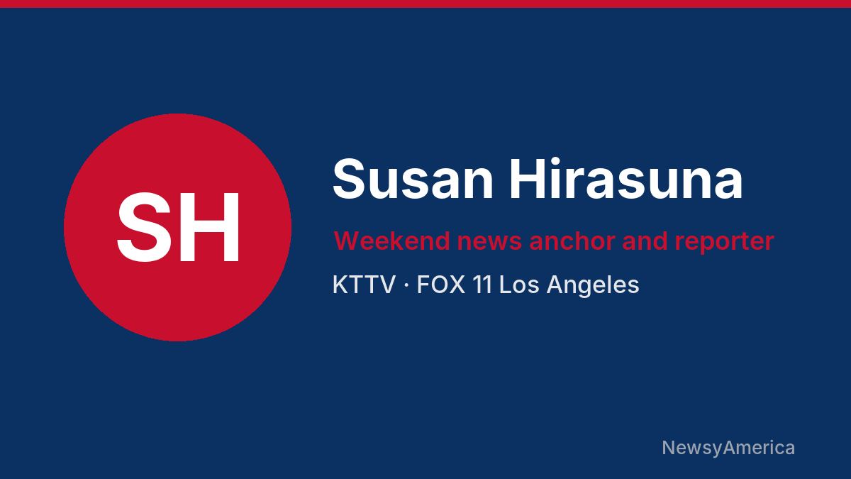 Susan Hirasuna – KTTV, Los Angeles