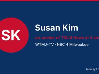 Susan Kim, co-anchor of TMJ4 News at 4 and 6, WTMJ-TV