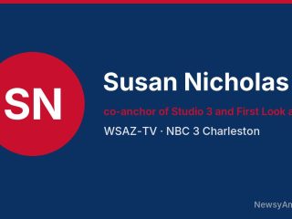 Susan Nicholas, co-anchor of Studio 3 and First Look at Four, WSAZ-TV