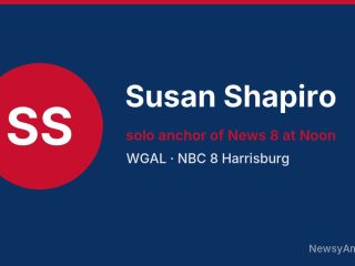 Susan Shapiro, solo anchor of News 8 at Noon, WGAL