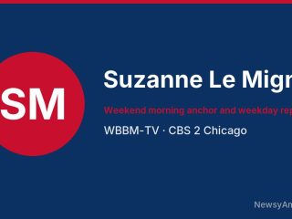 Suzanne Le Mignot, Weekend morning anchor and weekday reporter, WBBM-TV
